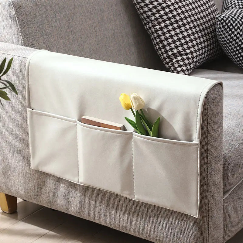 Housse Accoudoir Canapé Protectrice POLAQUA 02 Ivory Rice-50x110CM