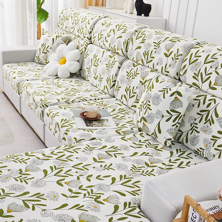 Housse Assise Canapé Imprimée SILKARA Bamboo Flower Rhyme-Pillowcase