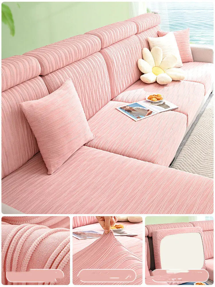 Housse Assise Canapé Élastique GLACIO Cherry blossom pink-Increase 4people