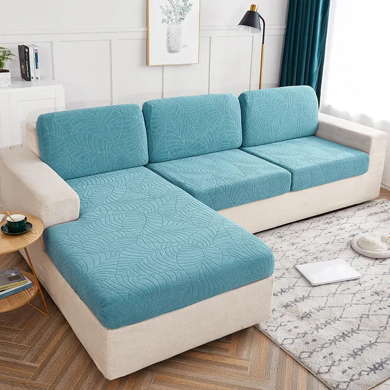 Housse Assise Canapé Étanche JACQARD Blue-Individual pro