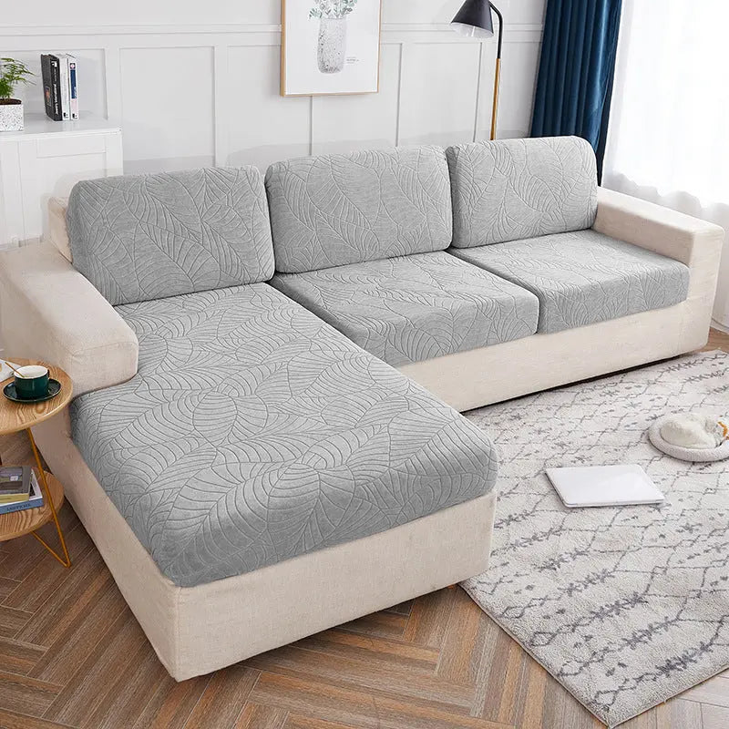Housse Assise Canapé Étanche JACQARD Grey-Large headrest