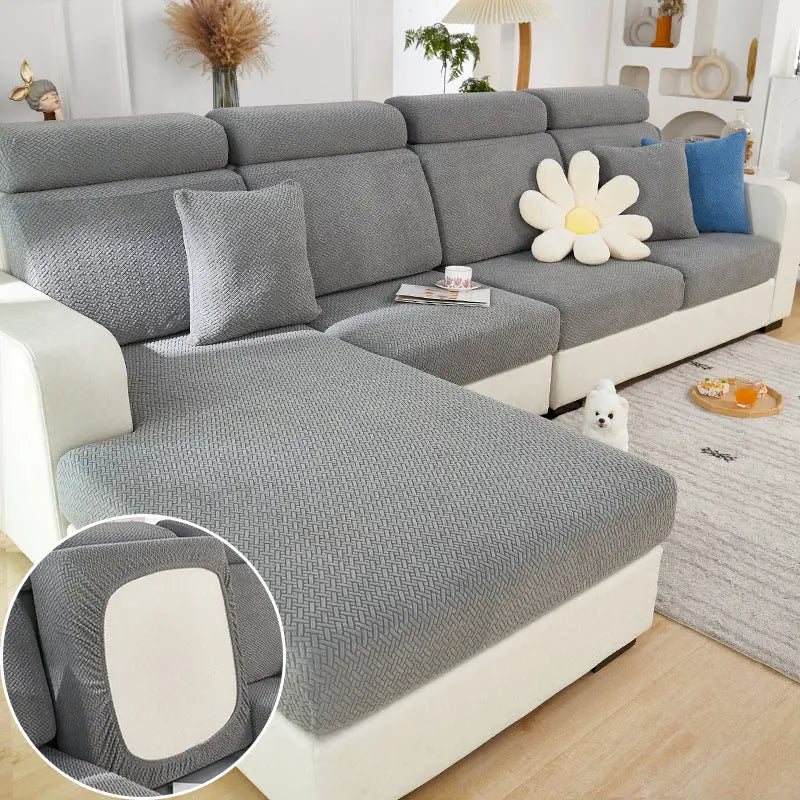 Housse Assise Canapé Extensible Aurum Star Chain Gentleman Gray-Single