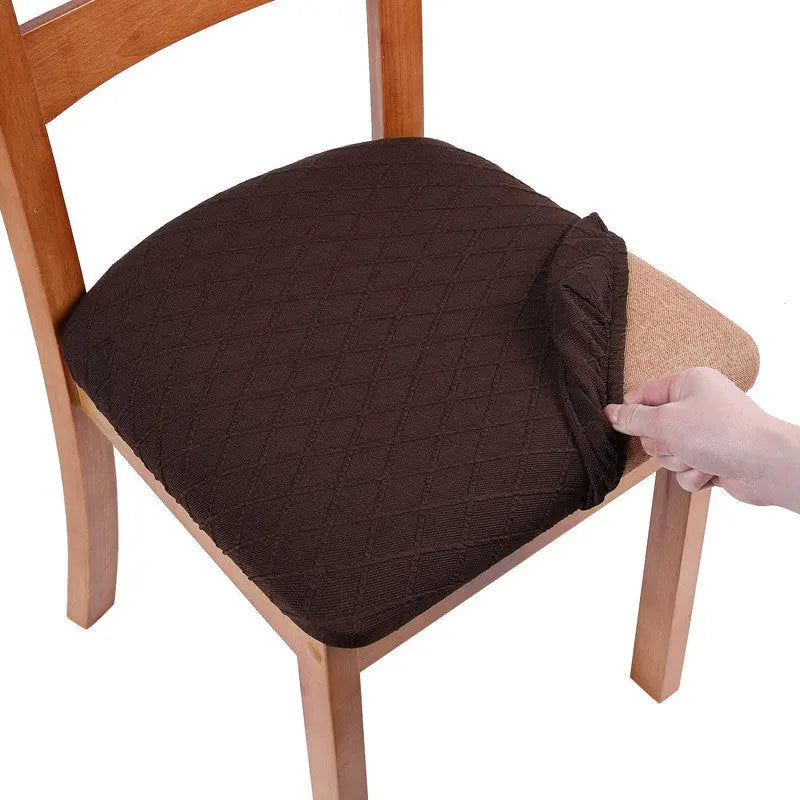 Housse Assise Chaise Élastique JACORD Coffee