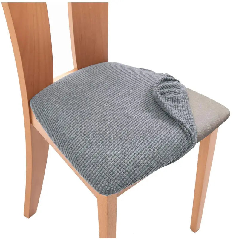 Housse Assise Chaise Extensible ZEFIRA Light Grey