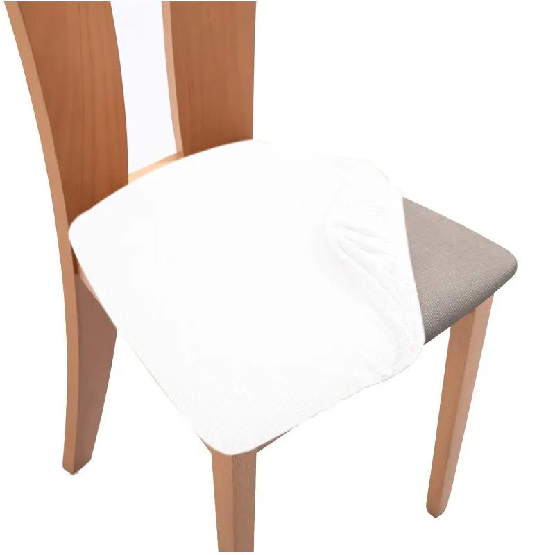 Housse Assise Chaise Extensible ZEFIRA White