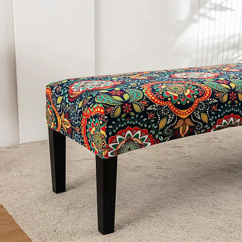 Housse Banquette Florale Extensible FLORINA Housse de France