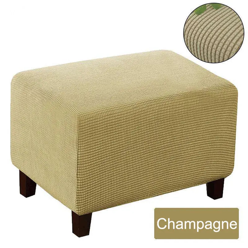 Housse Banquette Velours Élastique SOFIUM Beige-L