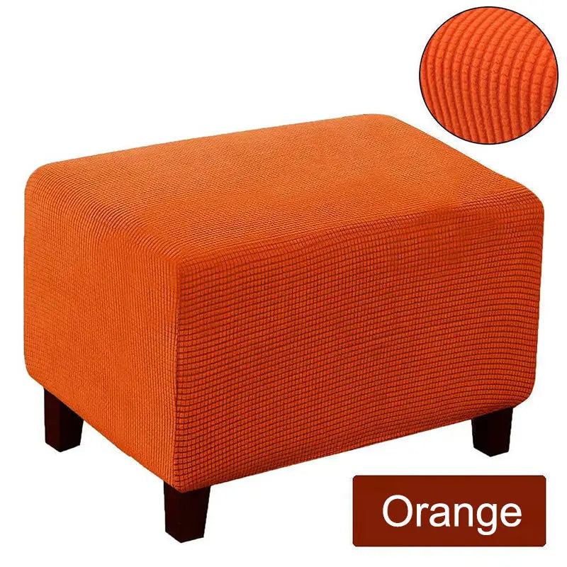 Housse Banquette Velours Élastique SOFIUM Orange-M