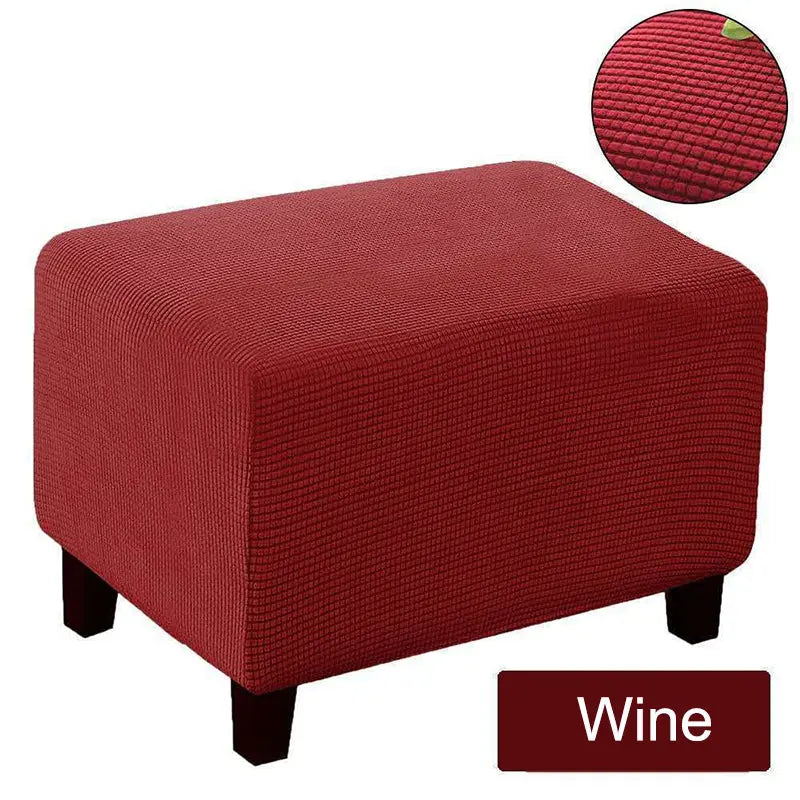 Housse Banquette Velours Élastique SOFIUM Wine Red-S