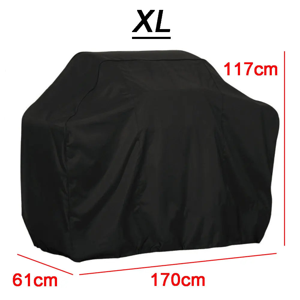 Housse Barbecue Oxford Waterproof NEVIA Black-170x61x117cm