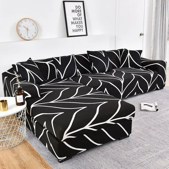 Housse Canapé Angle Élastique GEOFIT 4 Style-C