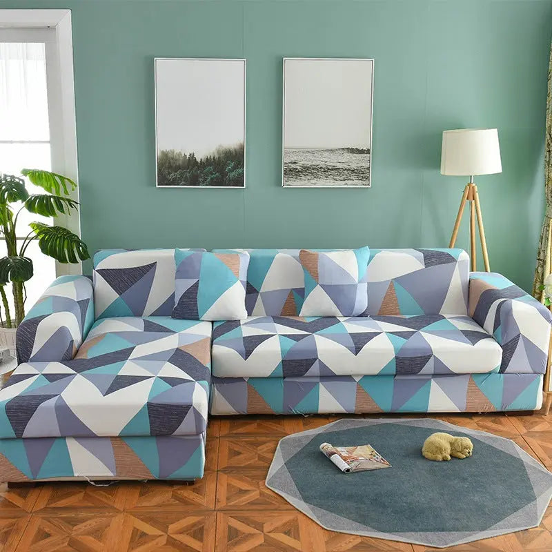 Housse Canapé Élastique EVAUX B style-180x220cm and 230x300cm