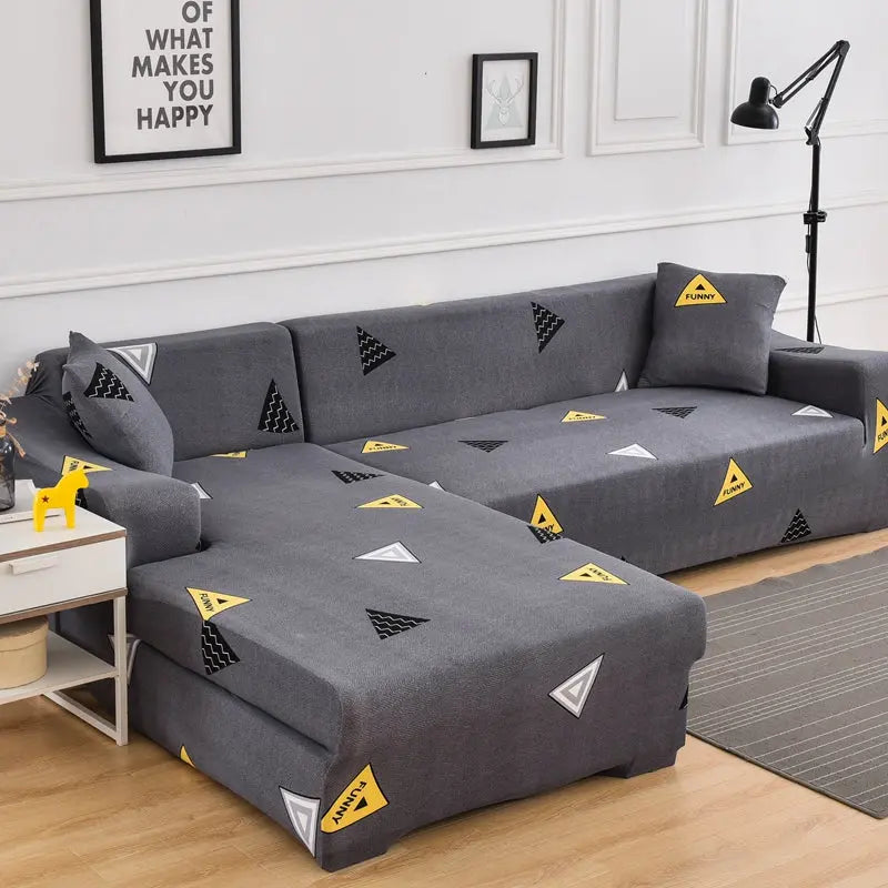 Housse Canapé Moderne NOVALUX Modern triangle-Triple 195to230