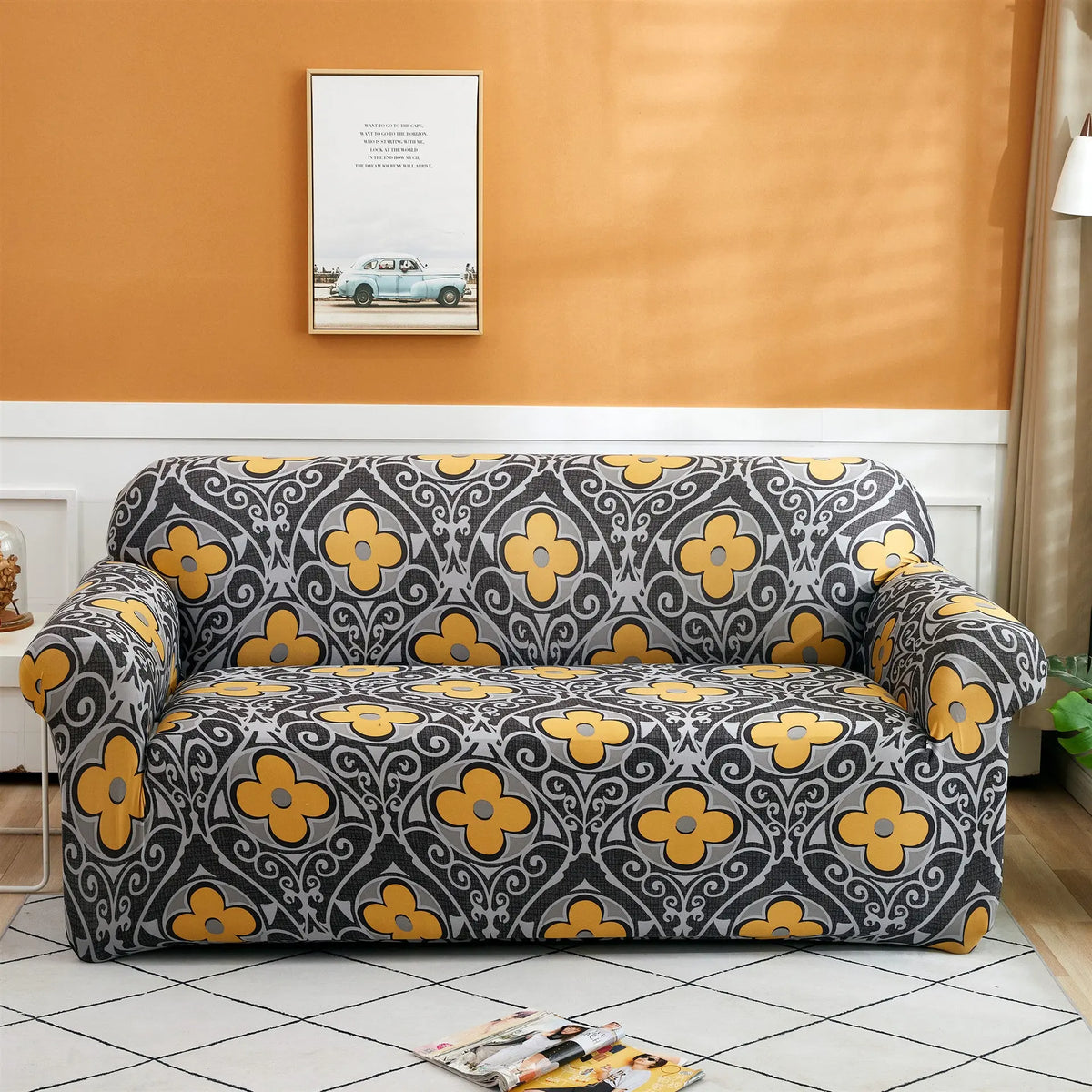 Housse Canapé Moderne SILKXO Thoughts-Four