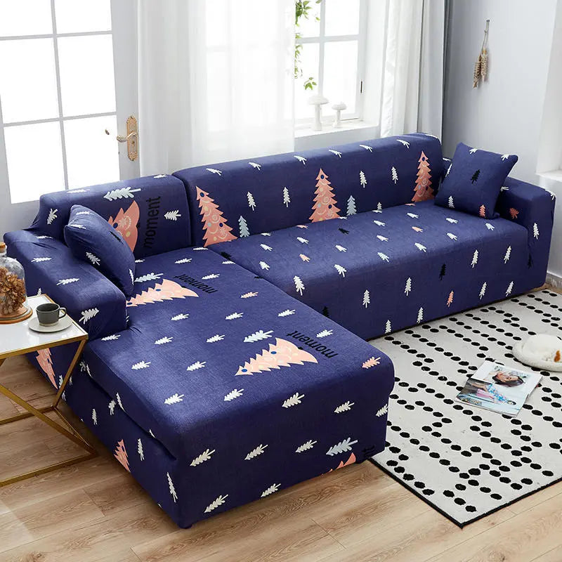 Housse Canapé Modulaire SOFANGEO Christmas tree-235to300cm