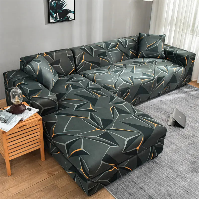 Housse Canapé Multistyle EMMA Science Fiction Orange-Double Seat