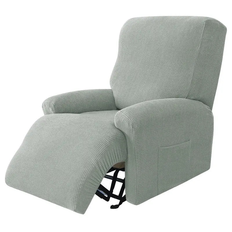 Housse Canapé Relaxable Élastique FLECOS Light Gray-Single Seat
