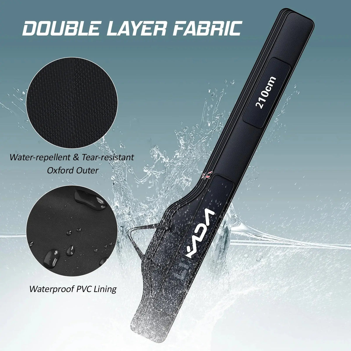 Housse Canne Pêche Durable FISHLY Housse de France