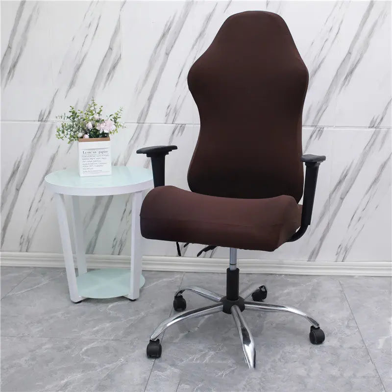Housse Chaise Ergonomique Extensible ZORVAX Coffee