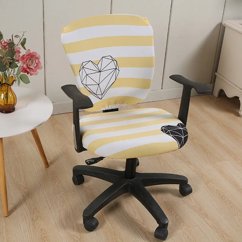 Housse Chaise Moderne STRIPES Wonderful Paradise-Split Chair Cover