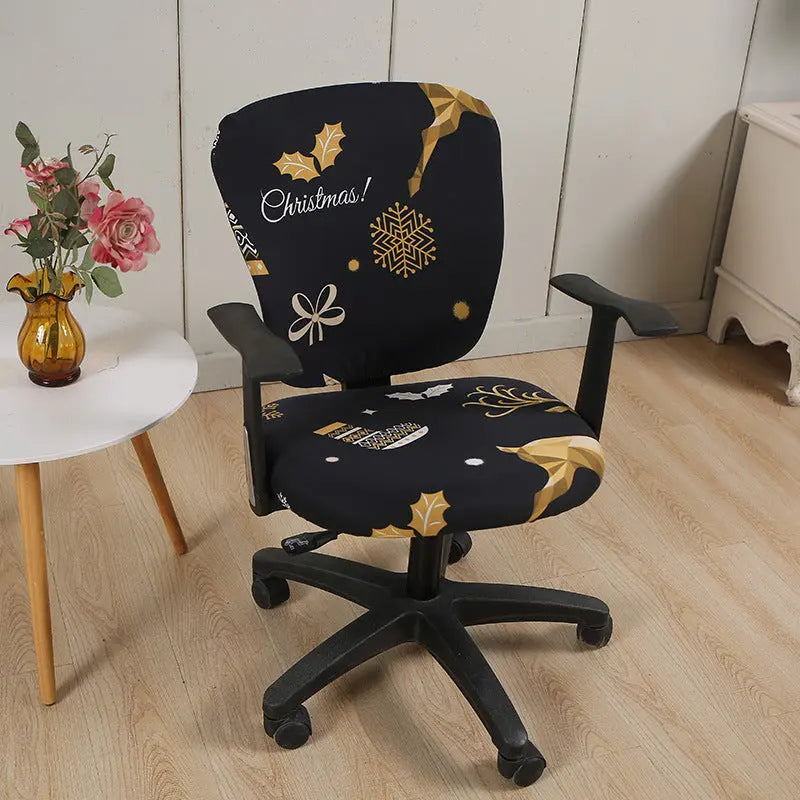 Housse Chaise Bureau Moderne SWIRL - Housse de France