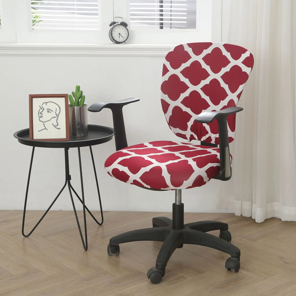 Housse Chaise Élastique MILKIA Style Red-Split Universal
