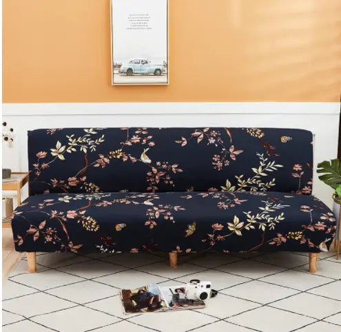 Housse Clic Clac Élastique JUNA Golden branches and jade leave-155or185cm