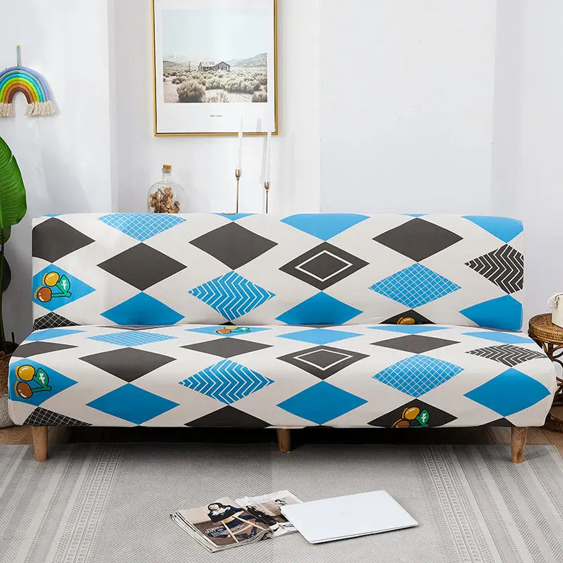 Housse Clic Clac Imprimée SOLIA Cherry Grid-Pillow Cover