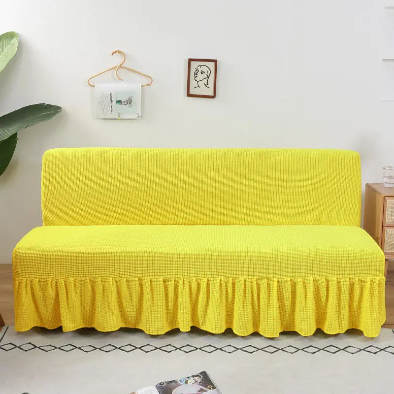Housse Clic Clac Moderne Elma Lemon Yellow-120x140cmx100cm