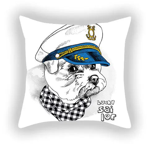 Housse De Coussin Imprimée BALCONY CR538-45x45cm