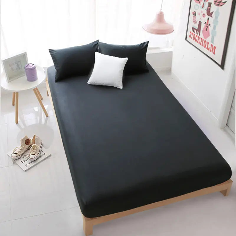 Housse De Matelas Coton Antidérapant SERENA Black-150