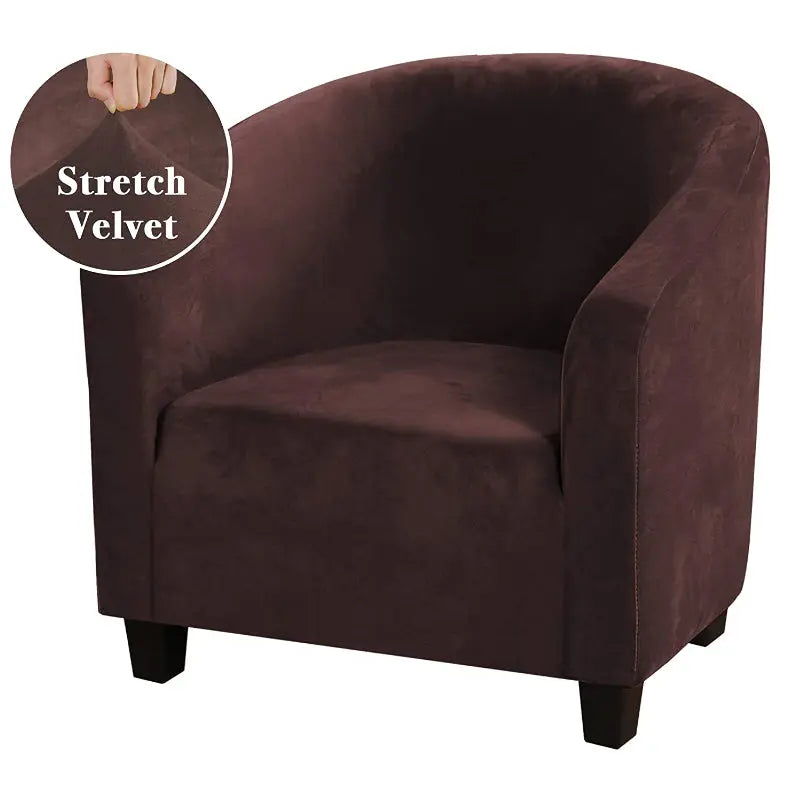 Housse Fauteuil Extensible LUMIRA Coffee