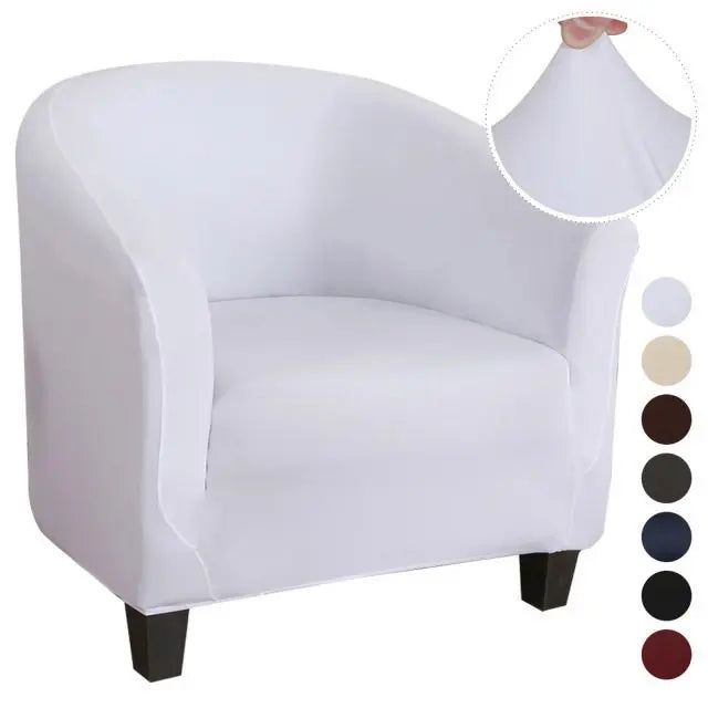 Housse Fauteuil Imperméable SOFTY White Shred milk