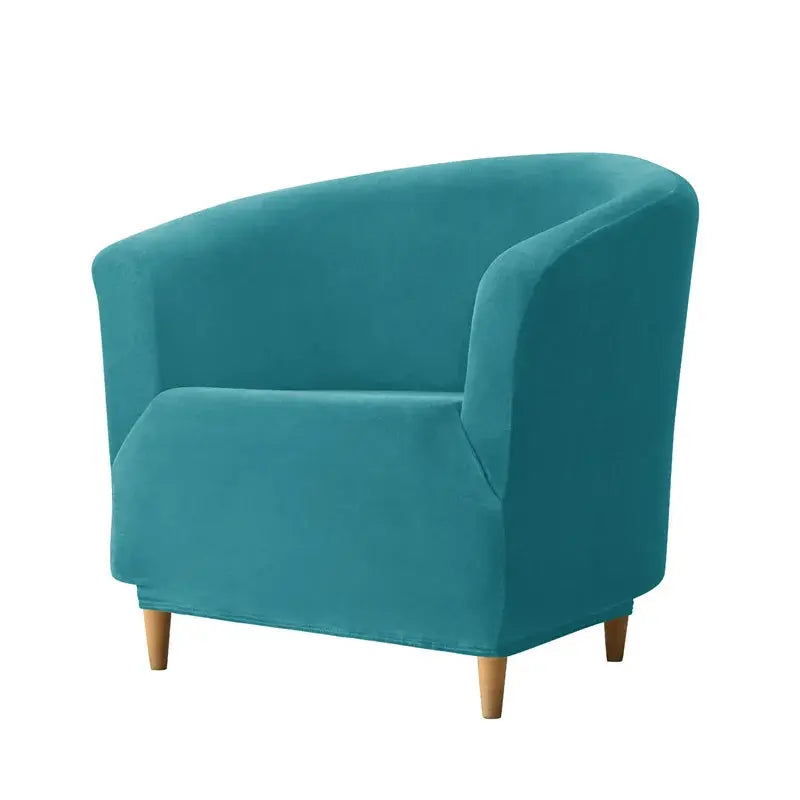 Housse Fauteuil Club Velours Anti-Gliss COVIA Housse de France