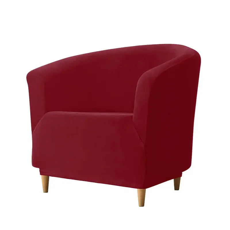 Housse Fauteuil Club Velours Anti-Gliss COVIA Housse de France