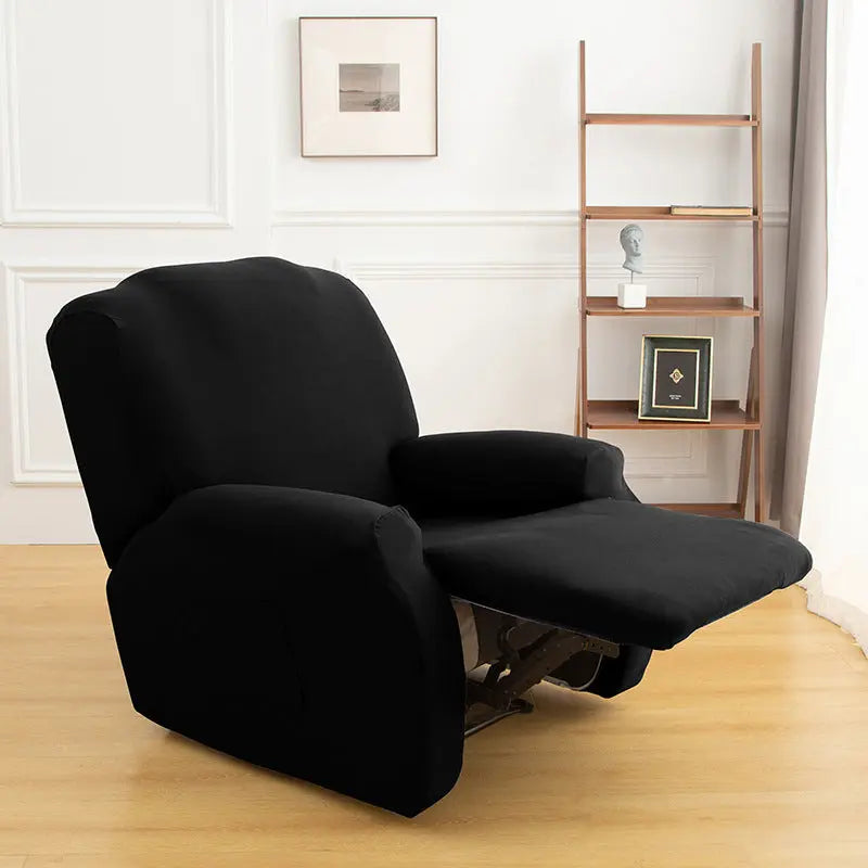 Housse Fauteuil Élastique FLOCKY Black-Chivas Single