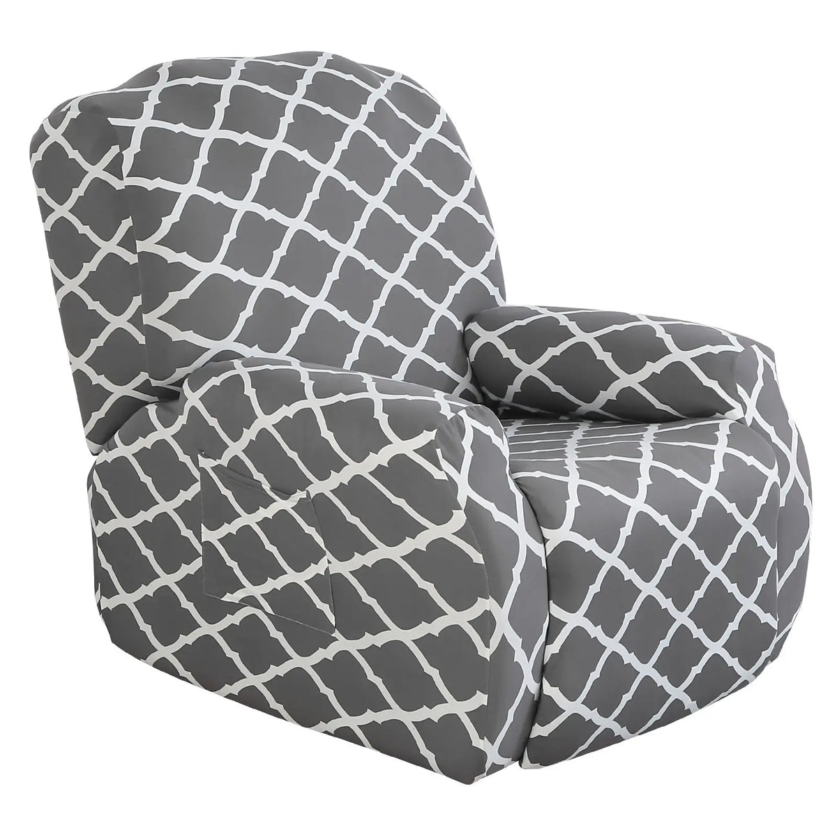 Housse Fauteuil Élastique FLOCKY BTC02 grey-Chivas Single