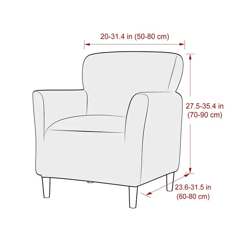 Housse Fauteuil Scandinave Extensible ELYXAN Housse de France