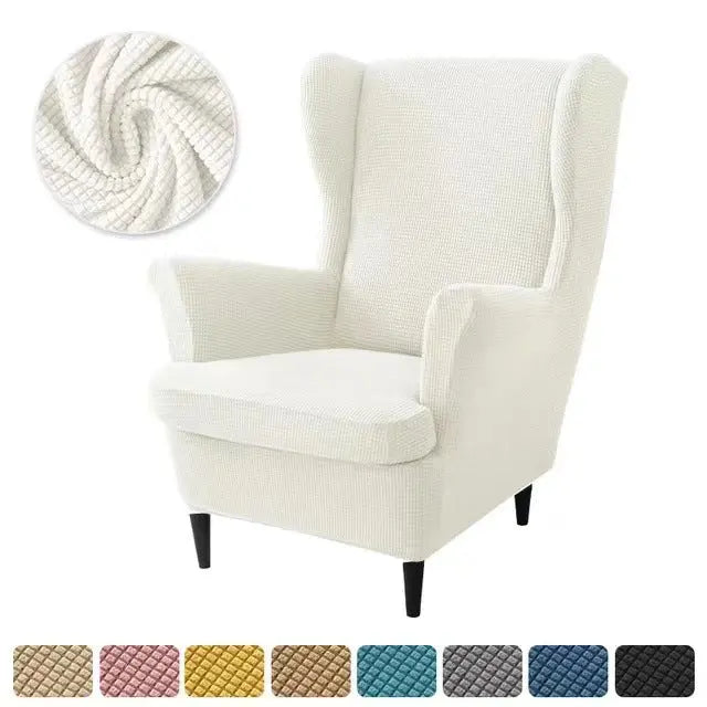 Housse Fauteuil Élastique TIGO White-3PCS SET