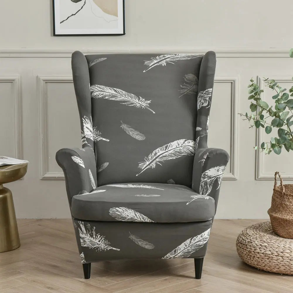Housse Fauteuil Extensible TIGER Grey feather