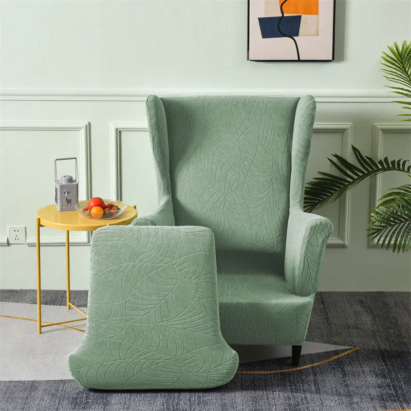 Housse Fauteuil à Oreilles Jacquard LUMENA - Housse de France