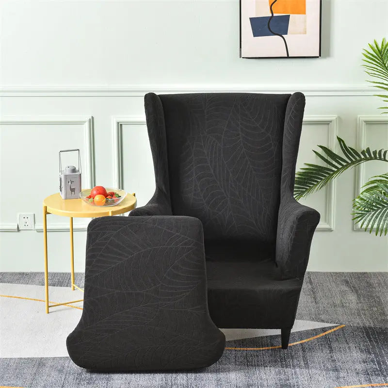 Housse Fauteuil à Oreilles Jacquard LUMENA - Housse de France