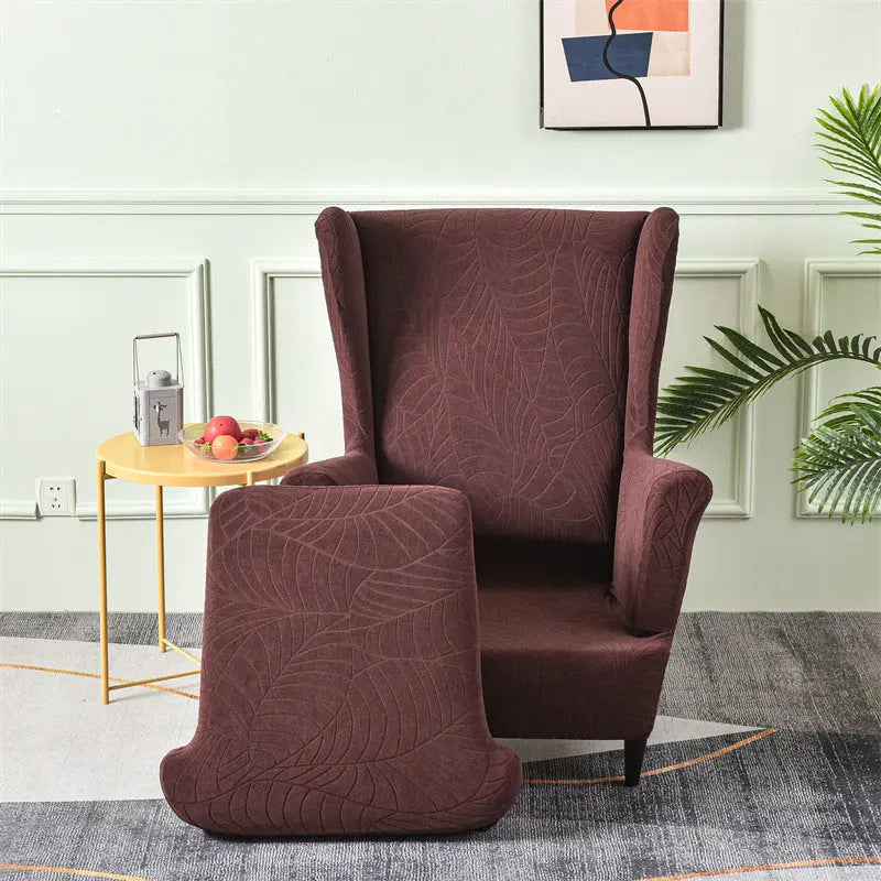 Housse Fauteuil à Oreilles Jacquard LUMENA - Housse de France