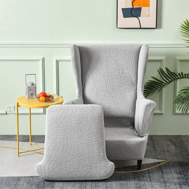 Housse Fauteuil à Oreilles Jacquard LUMENA - Housse de France