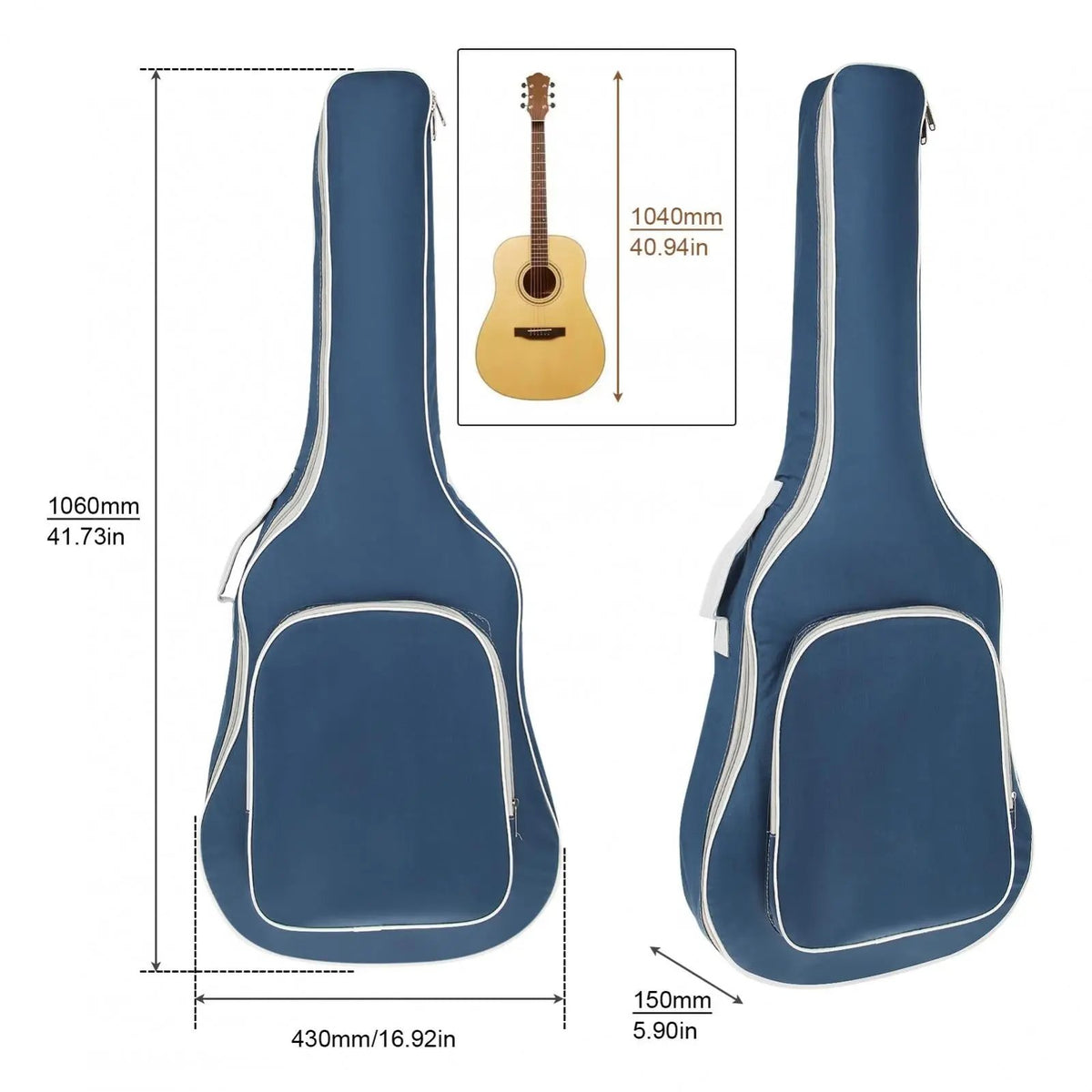 Housse Guitare Imperméable OXFERO Housse de France