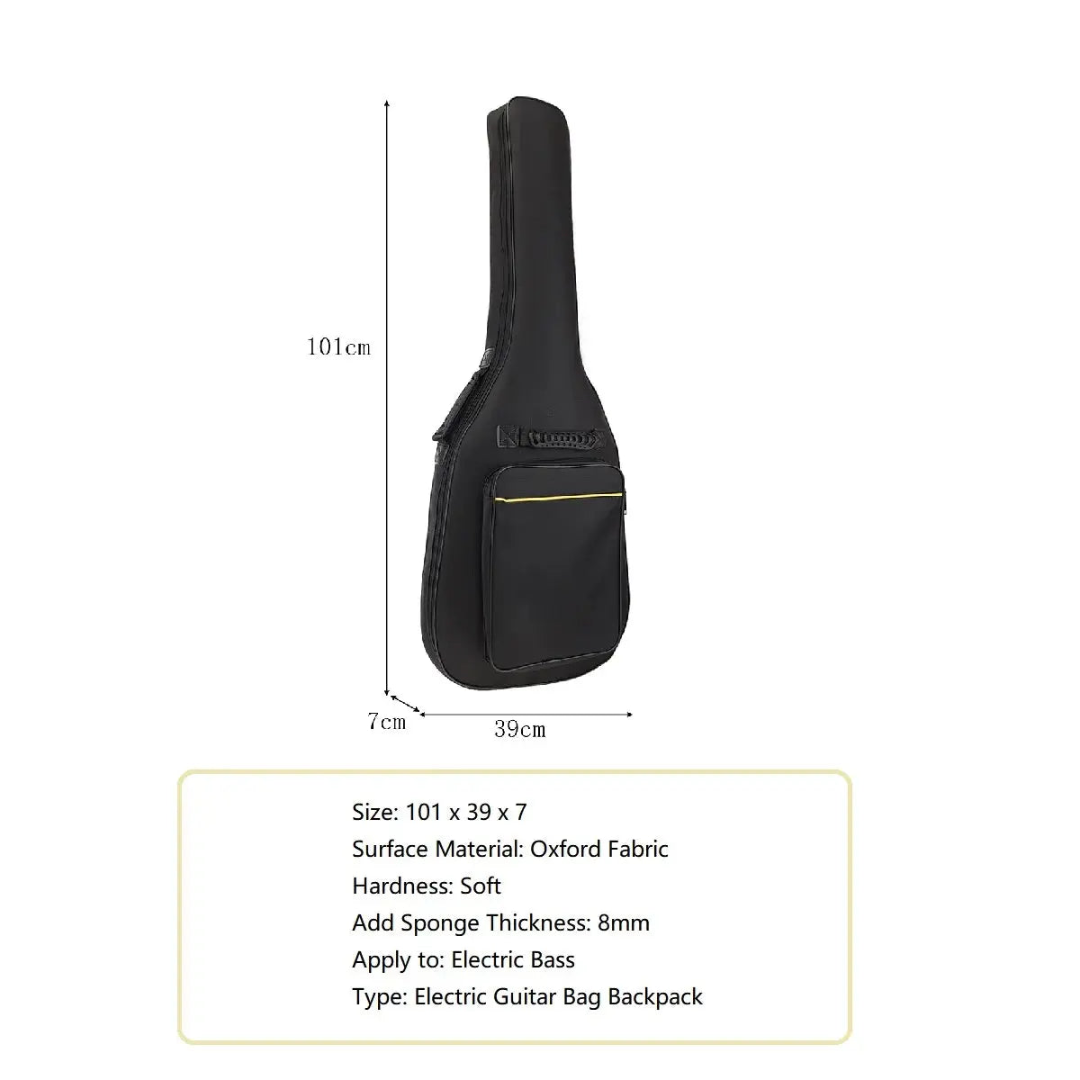 Housse Guitare Imperméable Oxford GIGTO Housse de France