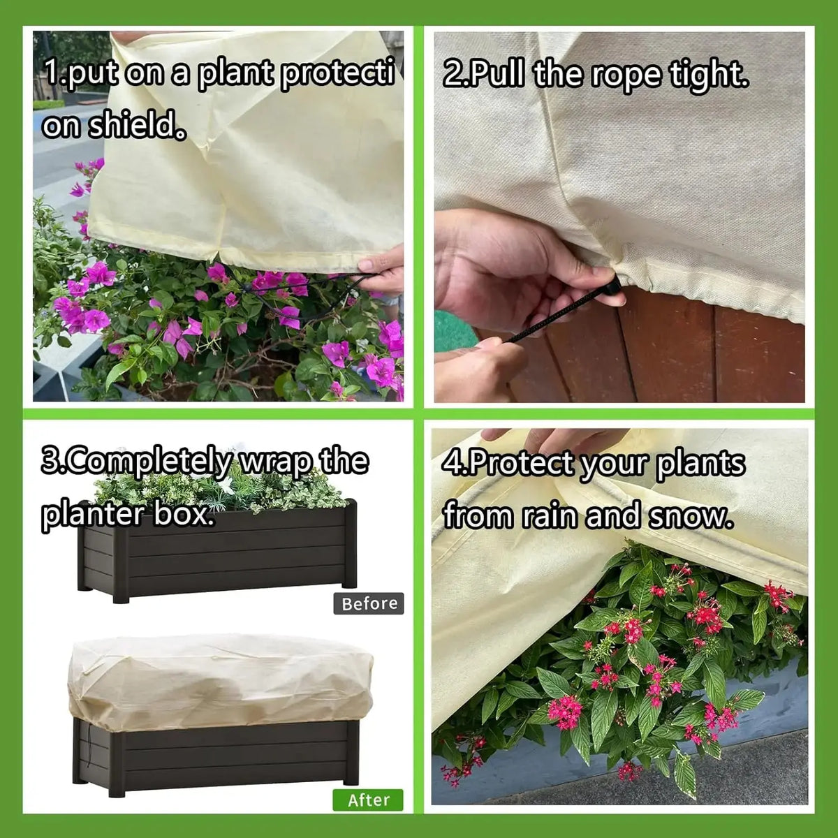 Housse Hivernage Plante Non-Tissé POLARA Housse de France