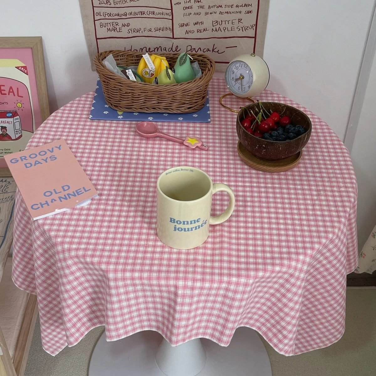 Housse Mange Debout Coton Coréen LIVARO Pink-80x120cm