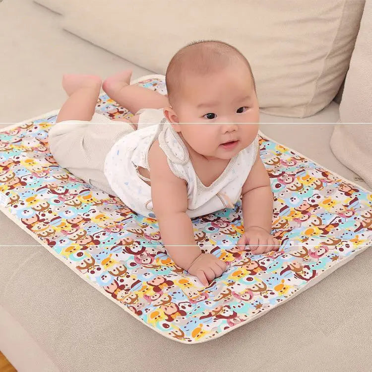 Housse Matelas A Langer Coton Imperméable TIBO Red