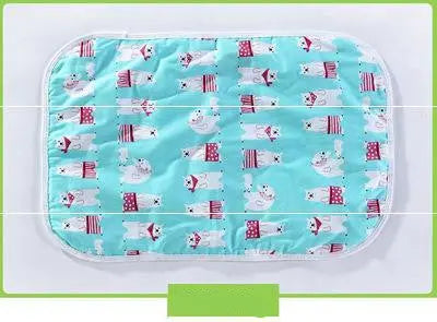 Housse Matelas A Langer Coton Imperméable TIBO Blue